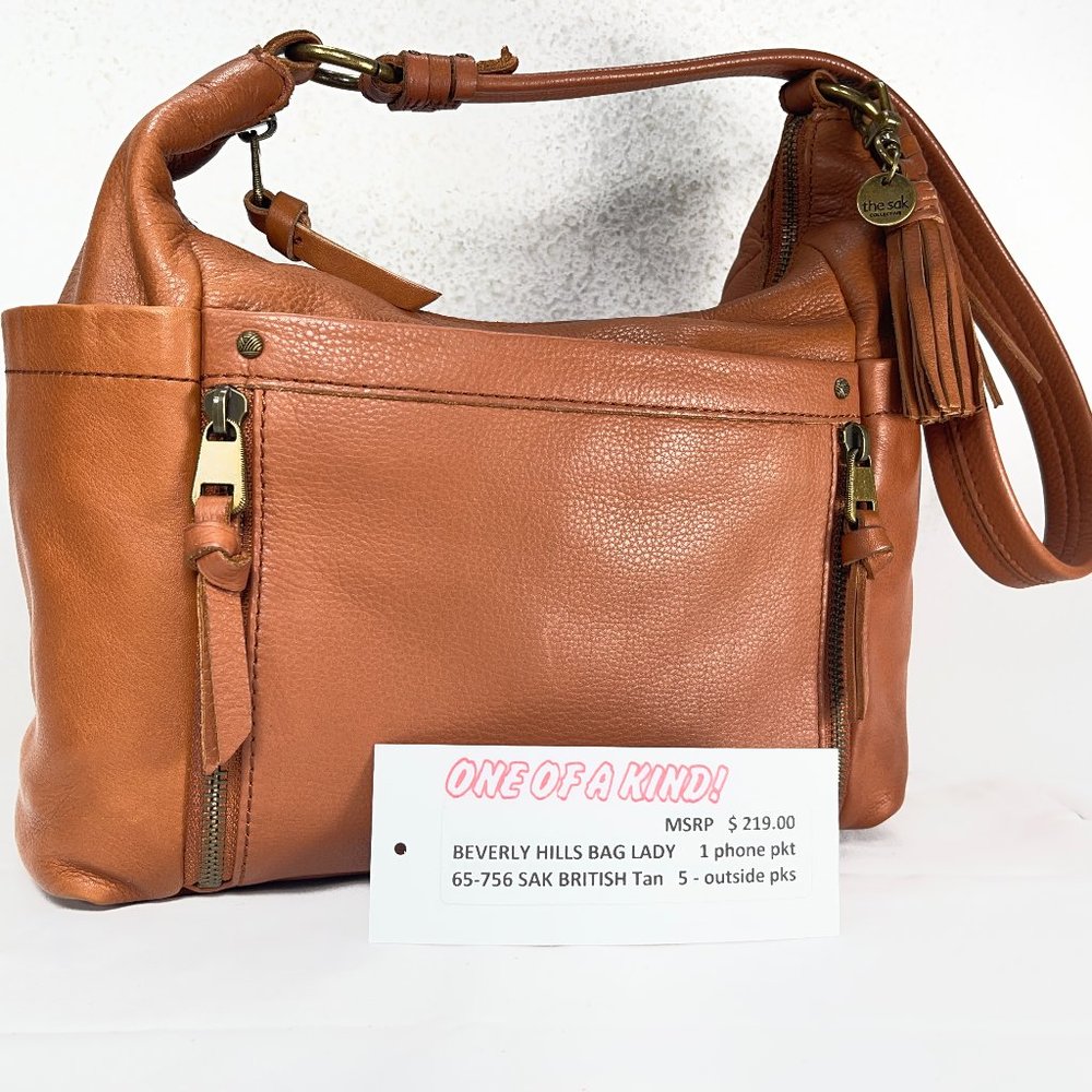 SAK SAN FRANCISCO -NWT $ 219.00             SAK ALWAYS HAS THE SOFTEST LEATHER !